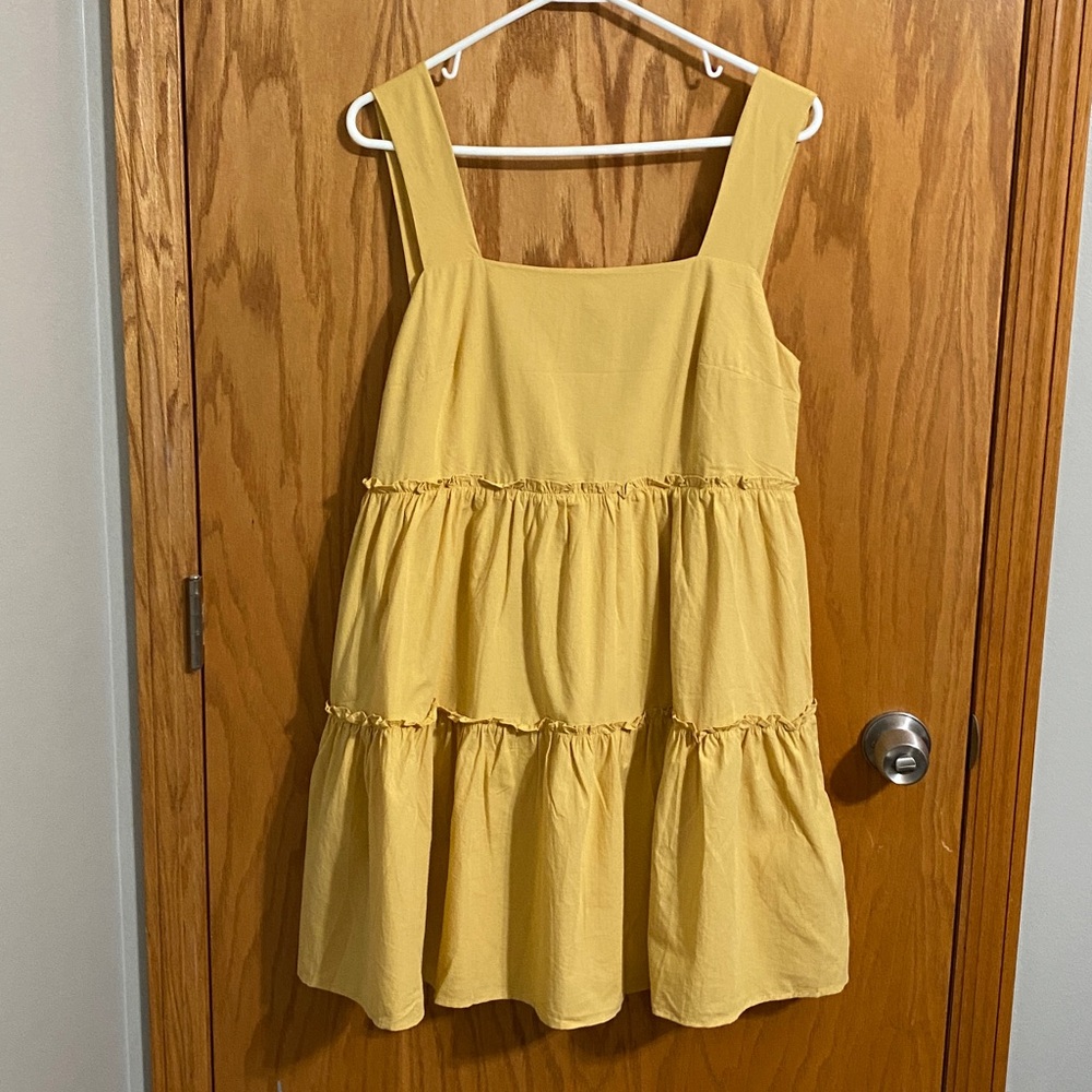 Heyson Yellow Sleeveless Dress